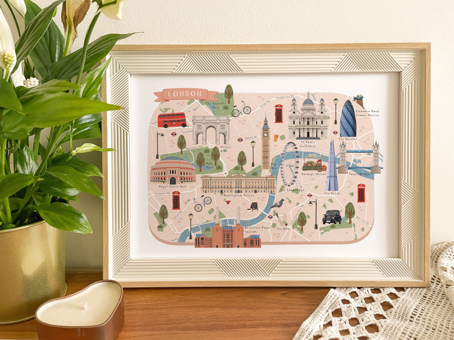 London Illustrated Map