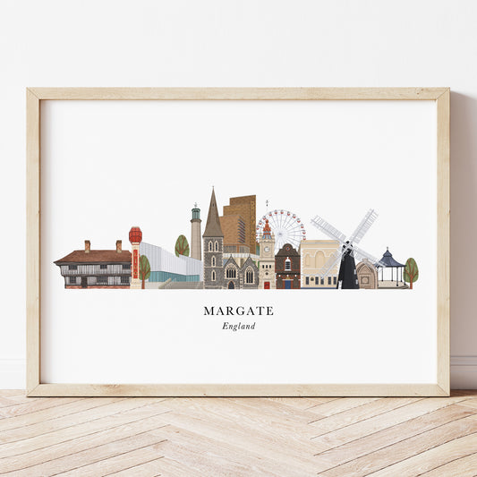 Margate Skyline Print