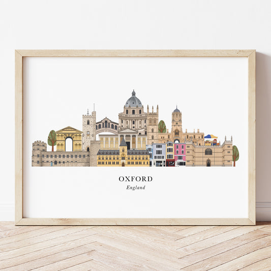 Oxford Skyline Print