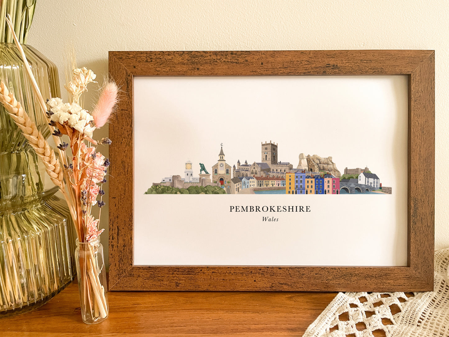 Pembrokeshire Skyline Print