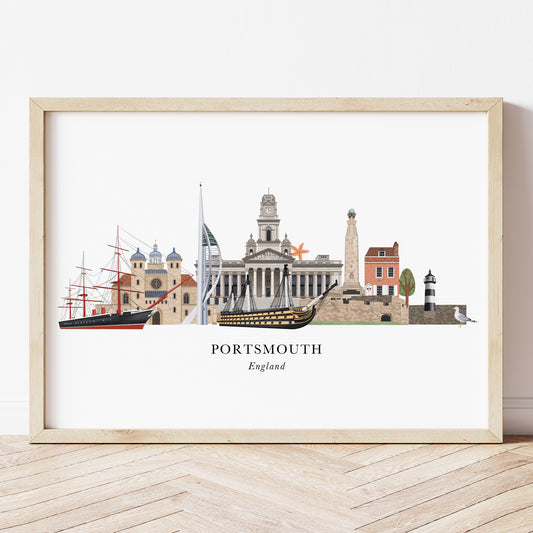 Portsmouth Skyline Print