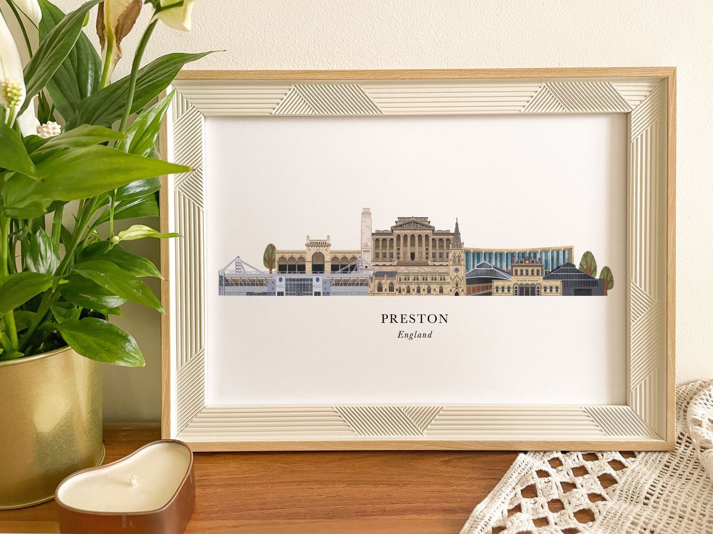 Preston Skyline Print