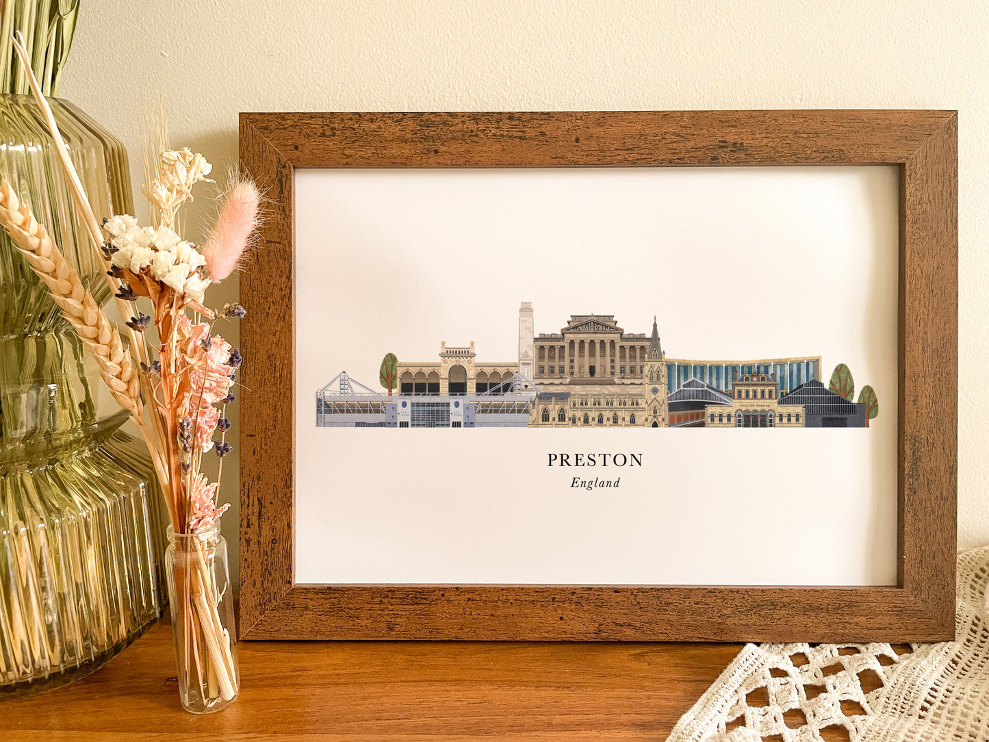 Preston Skyline Print