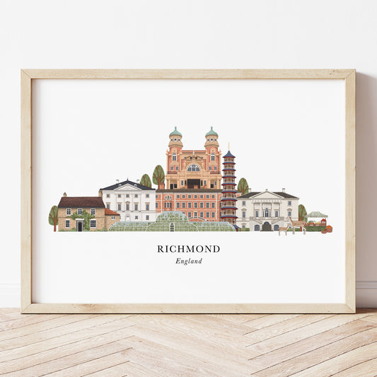 Richmond Skyline Print