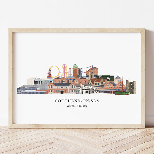 Southend-on-Sea Skyline Print