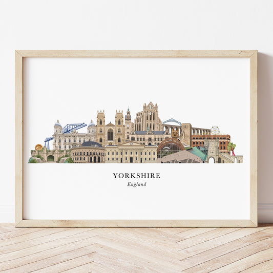 Yorkshire Skyline Print