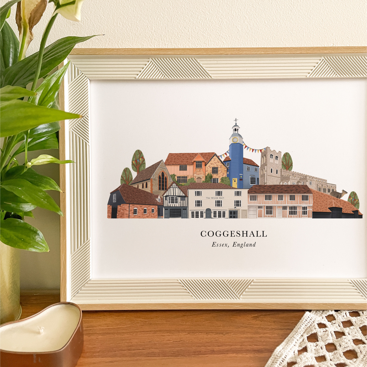 Coggeshall Skyline Print