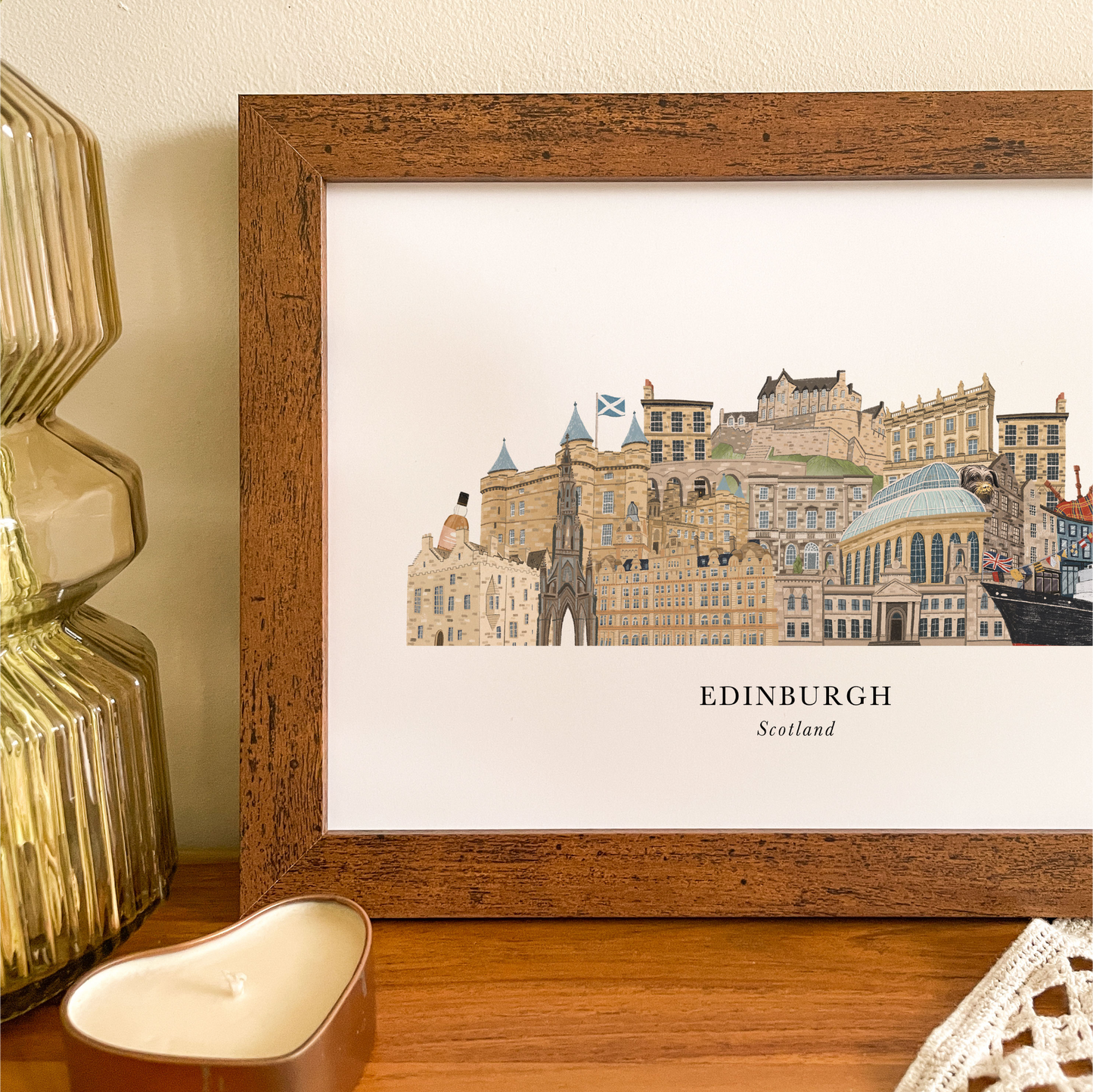 Edinburgh Skyline Print