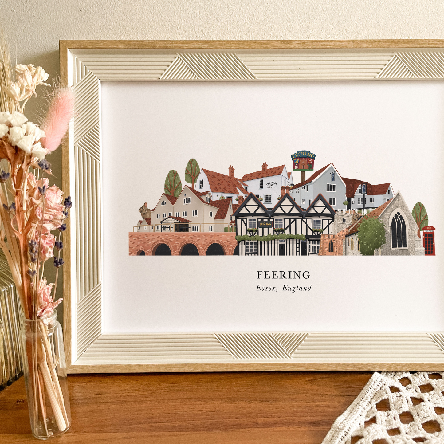 Feering Skyline Print